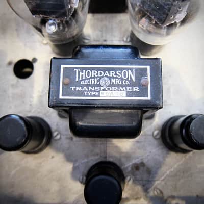 Western Electric Tube Vintage Amp Mono Power Amp Super Rare (2) Raytheon 2A3s Circa-1940s-Black Face Wooden Sides image 22