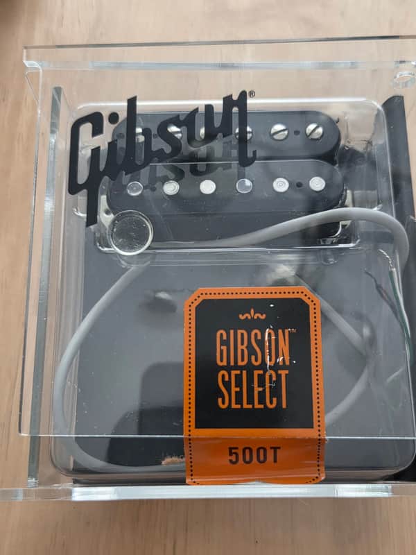 Gibson IM00T-DB 500T "Super Ceramic" Humbucker Double Black 2010s - Black image 1