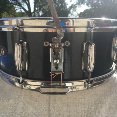 Slingerland 50s Radio King 5.5”x14” Rare Solid Blue Duco Lacquer Snare image 3