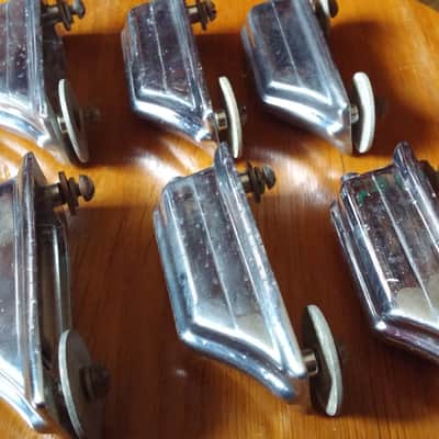 Rogers SWIVOMATIC 4 Bass Drum Beavertail LUGS 1960'S Cleveland SPRING INSERTS FELTS NO TARIFFS image 13