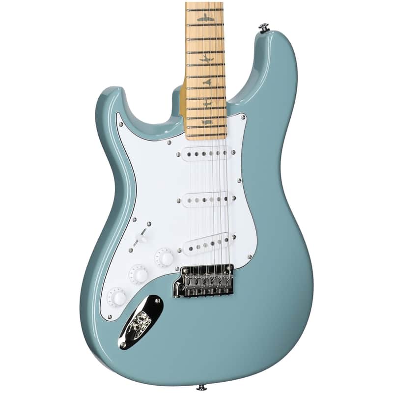 PRS Paul Reed Smith SE Silver Sky Electric Guitar, Left-Handed, Maple Fretboard (with Gig Bag), Stone Blue image 1