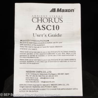 Maxon ASC10 Ambient Stereo Chorus 2010s - Blue image 10