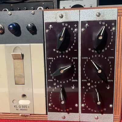 Klangfilm RZ 062 B PAIR EQUALIZER W/ PSU VINTAGE PLUG & PLAY image 3