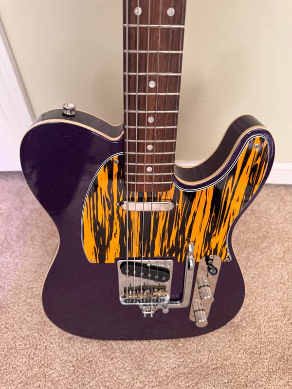 Squier Classic Vibe - Purple Sparkle Baritone Telecaster image 1