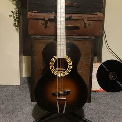 Vintage 1930's Regal B&J Serenader Blues Parlor Guitar image 1