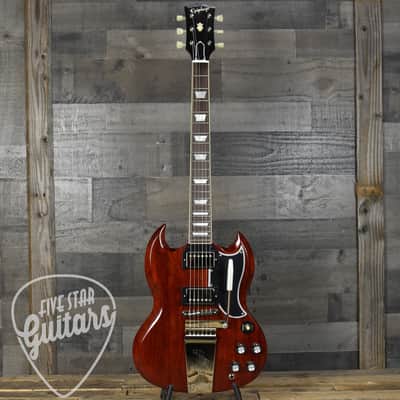 Epiphone 1964 SG Standard Maestro Vibrola Reissue - Cherry Red with Hardshell Case image 2