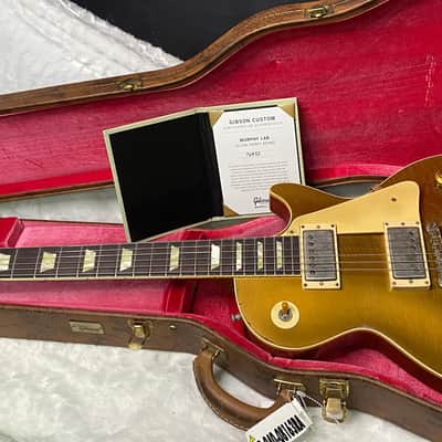 NEW! Gibson Custom Shop '57 Les Paul Gold Top Reissue Ultra Heavy Murphy Lab - Authorized Dealer - 8.8 lbs! - G07284 image 13
