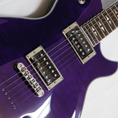 Michael Kelly Patriot Decree Limited electric Guitar Deep Purple w/ Case image 5