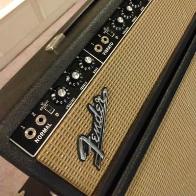 Fender 1965 Bandmaster Blackface Pre-CBS 40W Head & 2x12 Cab w/Original Covers image 2