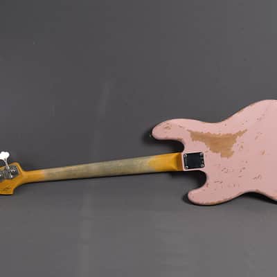 Fender Custom Shop Jazz Bass 1962 Heavy Relic Shell Pink image 12