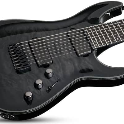Schecter Hellraiser Hybrid C-8 Trans Black Burst image 3