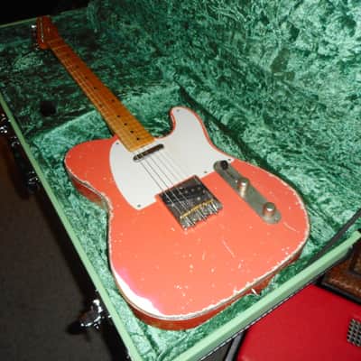Scarecrow Guitars 1952 Tribute 2024 - aged red (Fender Neck and hardware) image 2