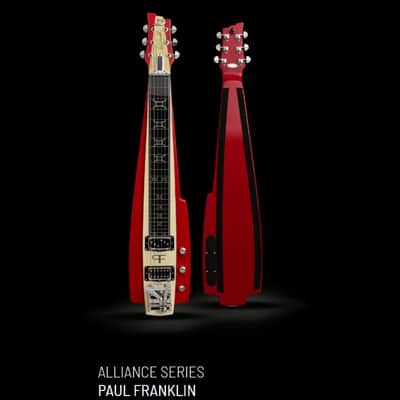 Duesenberg Alliance Series - Lap Steel - Paul Franklin Red with Case image 7
