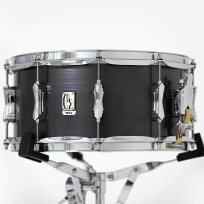 British Drum Co. TAL-14-65-SN Nicko McBrain Signature Series Talisman Steel Snare. 6.5" x 14" image 5