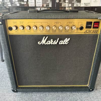 Marshall JCM 900 Model 4501 50-Watt Hi Gain Dual Reverb 1x12 Combo Amp -1996 - w/ft sw image 2