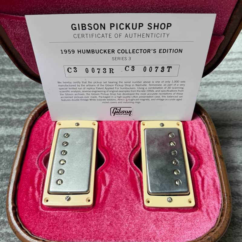 Gibson 1959 Humbucker Pickup, Collector’s Edition, Series 3 Set image 1