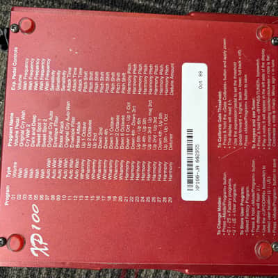 DigiTech "XP-ALL" Space Station 4in1 XP100 Whammy/Wah XP200 Modulator XP300 Space-Station XP400 Reverberator image 6
