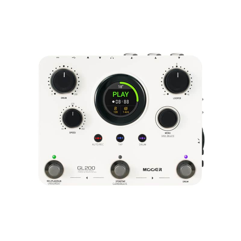 MOOER GL200 Looper Pedal Drum Machine, Drum Looper Guitar Pedal  (Price includes the import duty for US buyer) image 1