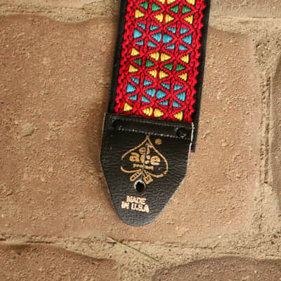 Ace Woven Guitar Strap 60's/70's Minty vintage original Like Hendrix. image 3