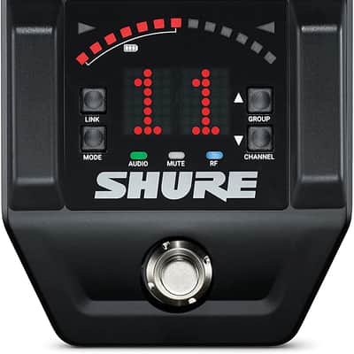 Shure GLXD6+ Pro Digital Guitar Pedal Receiver - for use with GLX-D+ Dual Band Wireless Systems, Transmitter Sold Separately (GLXD6+=-Z3) image 2