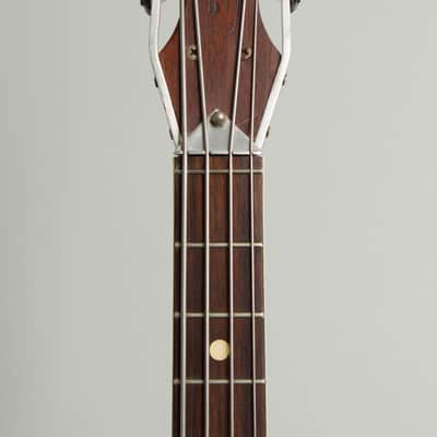 Wandre Roby Basso 63 Semi-Hollow Body Electric Bass Guitar (1963), black tolex hard shell case. image 5