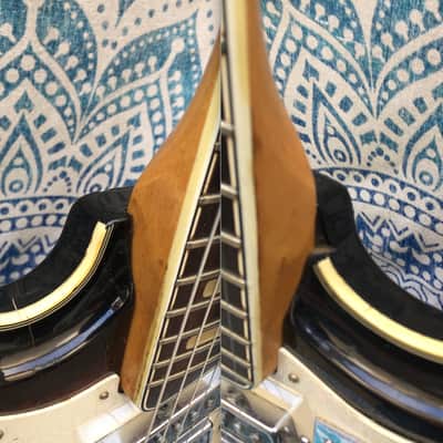 Teisco Silvertone 1445L 1968-9 Aged Vintage Cherry Sunburst image 8