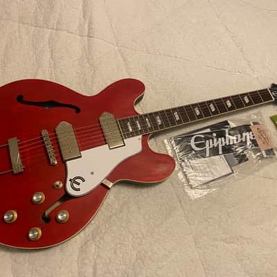 Epiphone Casino Guitar Red and Black Color 2024 image 1