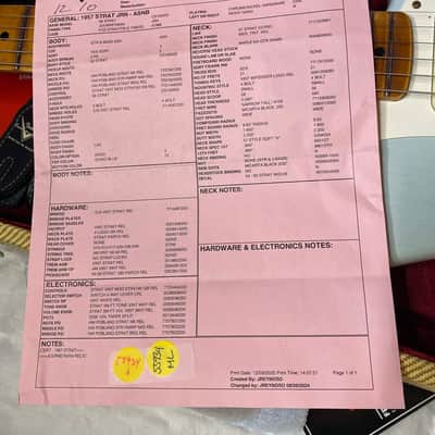 Fender Custom Shop 1957 Stratocaster Journeyman Relic - Aged Sonic Blue - 7.8lbs - Authorized Dealer - OPEN BOX - SAVE BIG! G06385 image 18