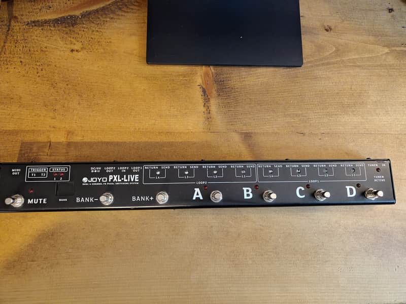 Joyo PXL-Live Dual 4-Channel Pedal Switcher 2010s - Black image 1