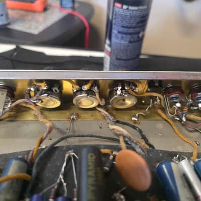 Fender Bassman FEIC Pre CBS AA864 Amplifier Head 1965 image 14