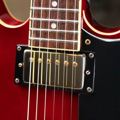 Epiphone Jorma Kaukonen Signature JA-Riviera, Cherry w/ Hardshell Case - Used image 11