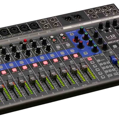 Open Box: Zoom LiveTrak L-12, 12 Channels DJ Mixer With 12 Track Playback image 1
