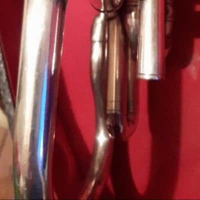 SML Strasser Marigaux Lemaire B Flat Silver Plated Cornet 1930s image 5