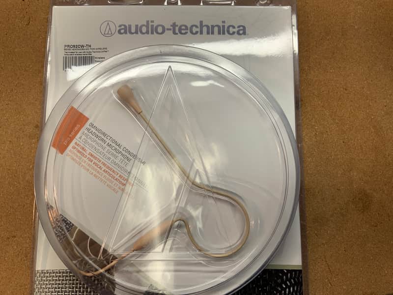 Audio-Technica PRO92CWTH Omni-Directional Condenser Headworn Microphone 2010s - Beige image 1