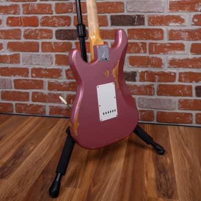 Fender Custom Shop Yngwie Malmsteen Stratocaster Heavy Relic Burgundy Mist Metallic 2026 w/OHSC image 6