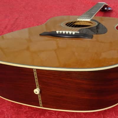 Yamaha FG-345 FG345 Excellent Conditions with low action and excellent sound 1980 Natural image 9