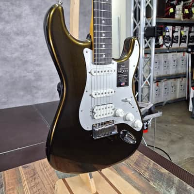 Fender American Ultra II Stratocaster HSS with Ebony Fretboard 2024 - Present - Texas Tea 7.9 pounds image 5