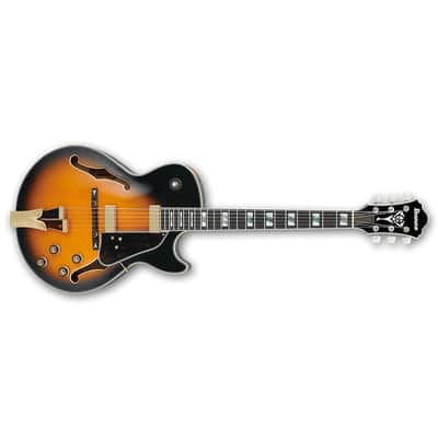 Ibanez GB10SE George Benson Brown Sunburst BS Hollow Body + Hardshell Case GB-10 GB 10 SE GB10SEBS image 1