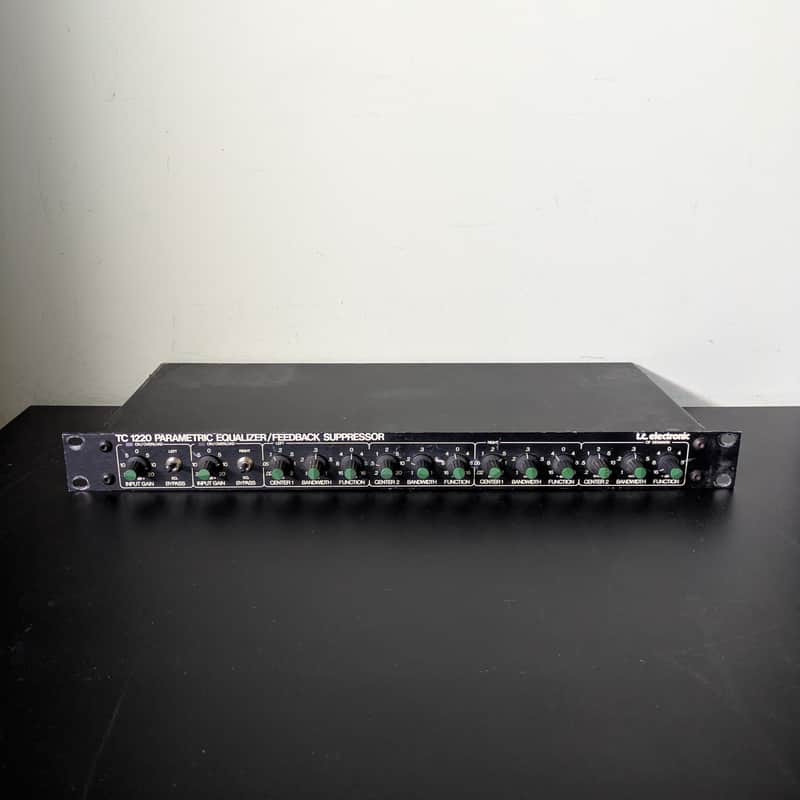 TC Electronic TC 1220 Parametric EQ Feedback Suppressor Studio Rack Unit image 1