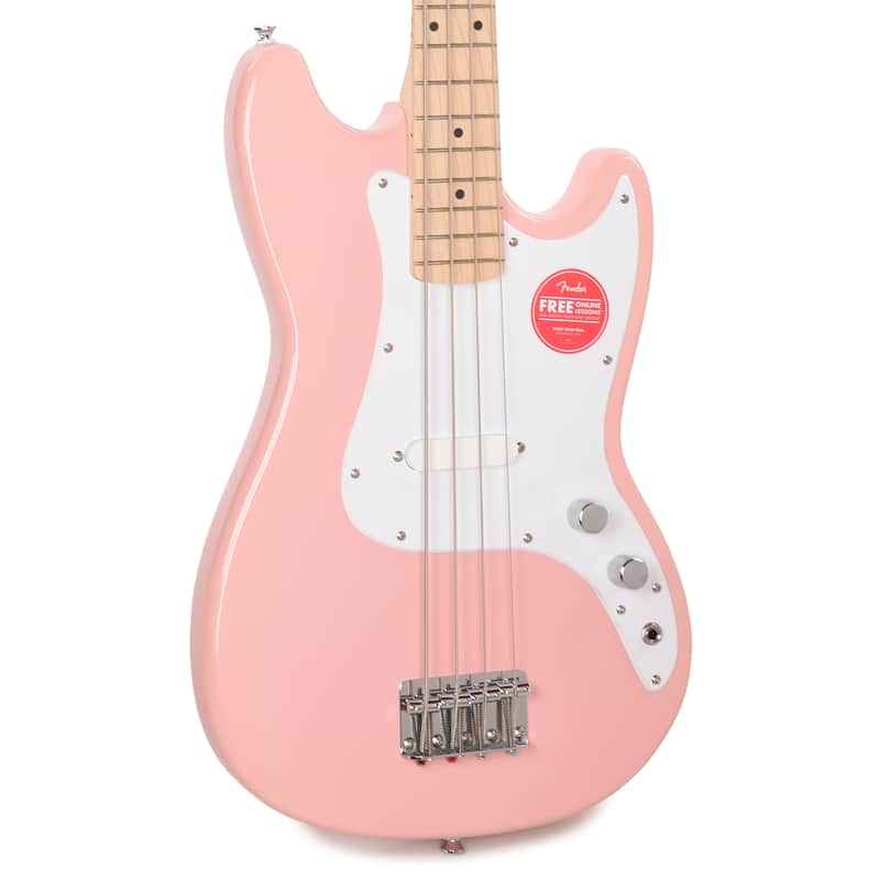 Squier Sonic Bronco Bass Shell Pink (CME Exclusive) image 1
