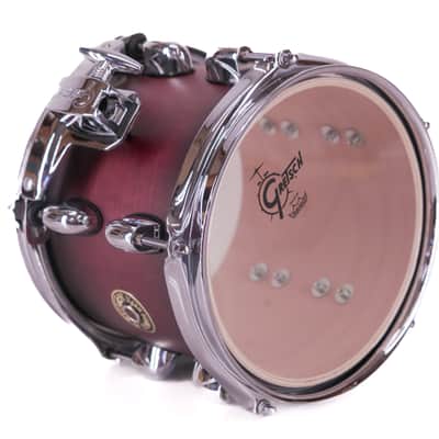 Gretsch Catalina Maple 8" x 7" Rack Tom – Deep Cherry Burst Satin – Excellent image 3