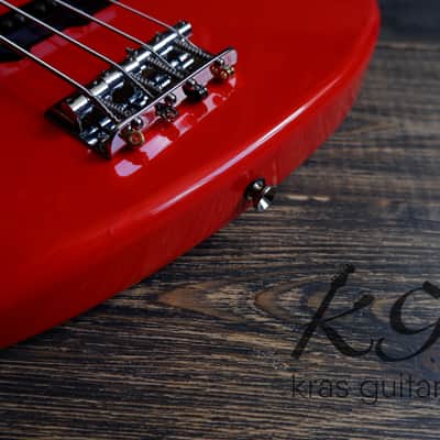 Brian by Bacchus BJB-380 Jazz Bass 1997-2000 Red image 16