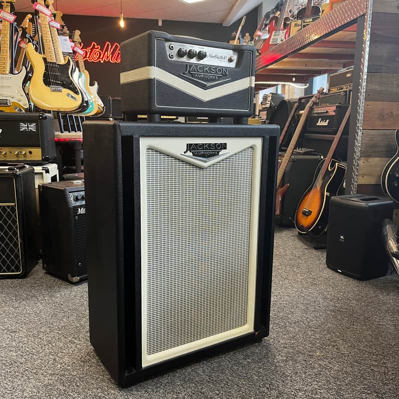 Jackson Ampworks Newcastle 30 With matching Vertical 212 Cab 2012 - Black image 1