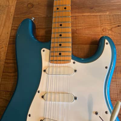 Fender Strat Plus Lace Sensors TBX Wilkinson SPLIT NUT Schallers 1988 - Lake Placid Blue image 4