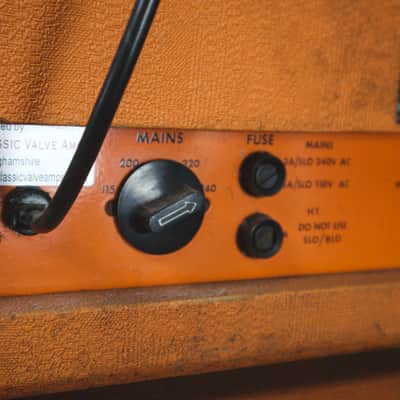 Orange OR120 Overdrive Head (1977) / Orange 4x12 Cab (1971) 1970s - Orange image 14
