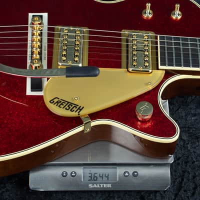 Gretsch G6129TG-59VS Limited Edition Sparkle Jet Ebony Red Sparkle image 5