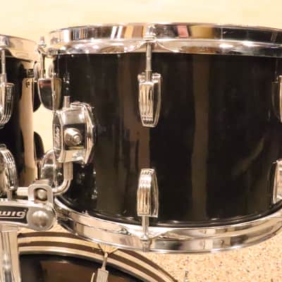 Ludwig Hollywood 4pc Drum Kit Set 3Ply Vintage 1970's  12/13/18/22" Mod Orange image 12