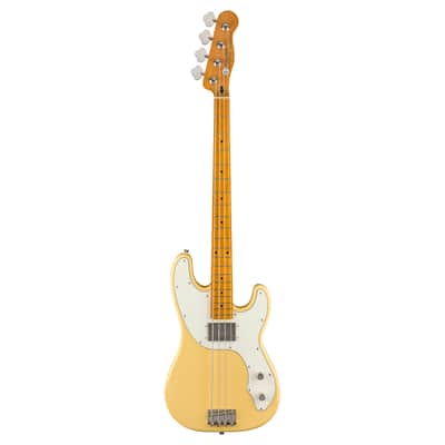 Used Squier Classic Vibe Telecaster Bass - Vintage White w/Maple FB image 2