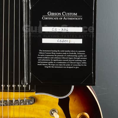 Gibson Custom Shop CS-336  2022 - Sunburst (COD 2156UG) image 13
