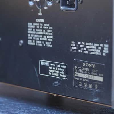 1970s Sony Stereo Elcaset Deck EL-7 image 12